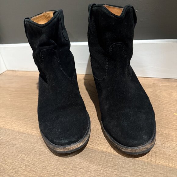 EUC | ISABEL MARANT | Crisi boots | Size 39 / 8-8.5 | Black Suede | $150 - Picture 4 of 8